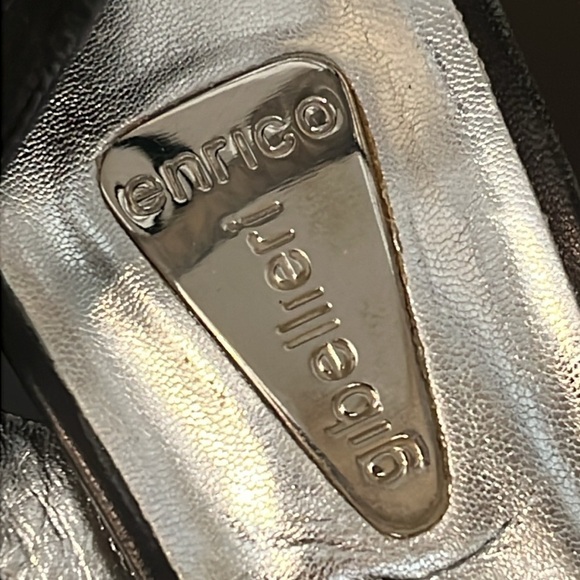 Enrico Gibellieri strappy wrap sandals, black, made in Italy, suede, size 8 tts - Picture 6 of 17